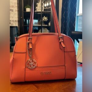 Coral Guess Shoulder Bag Purse